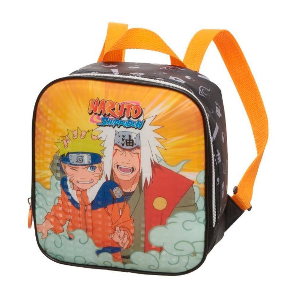 Lancheira Naruto e Jiraya Amarelo - Pacific | 23x20x10 cm