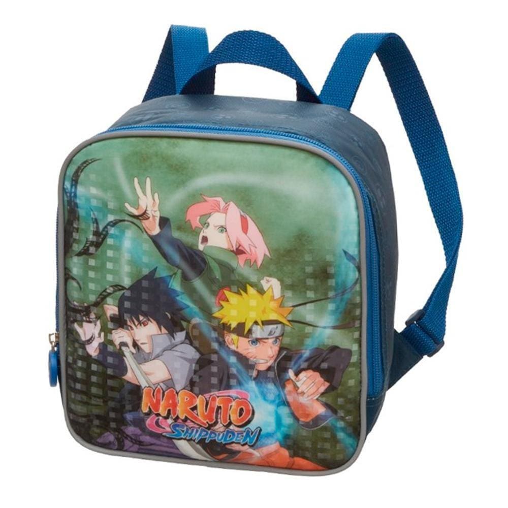 Lancheira Térmica Naruto Time 7 Verde e Azul - Pacific