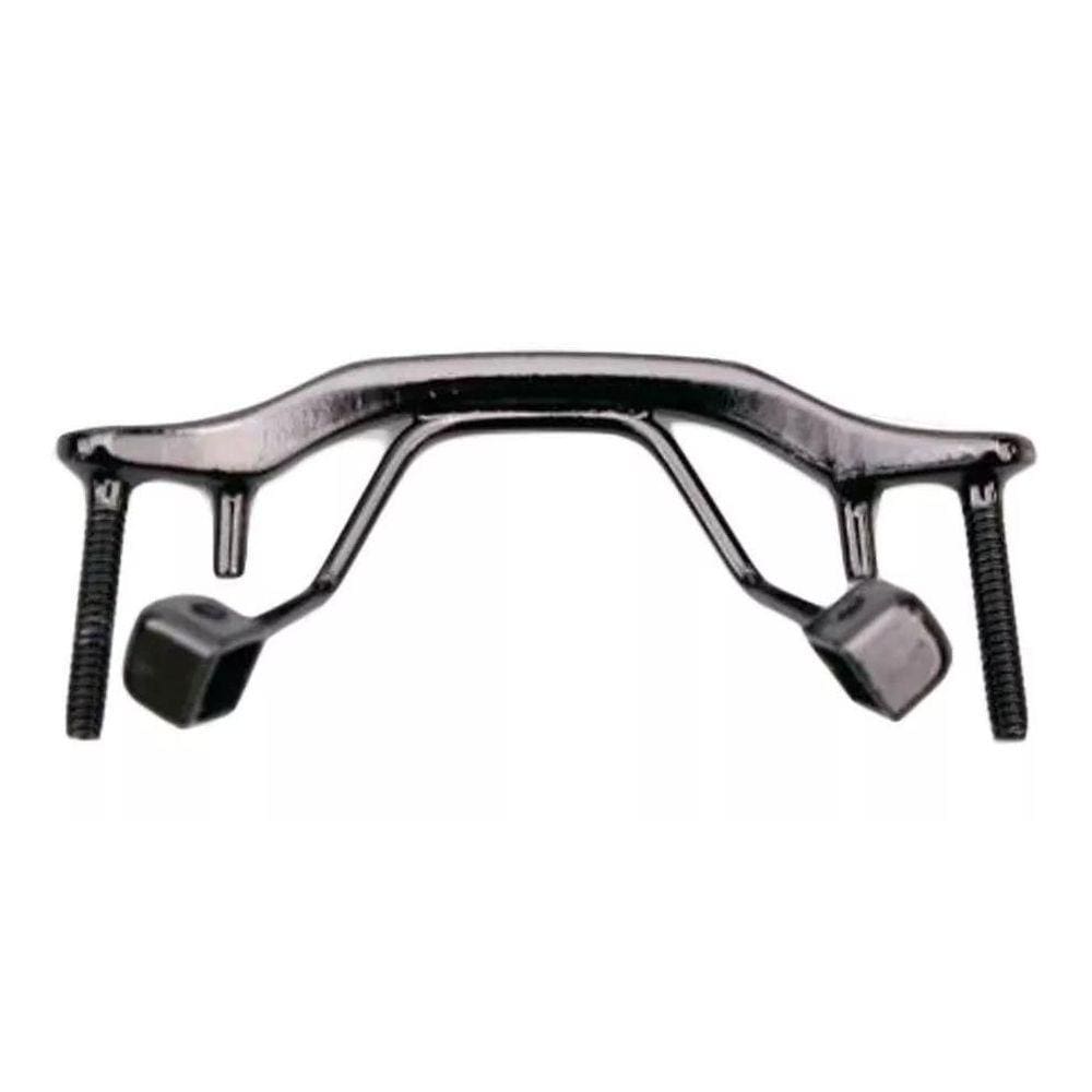 Ponte Plaqueta Metal Armação 3pçs Silhouette Óculos Grafite