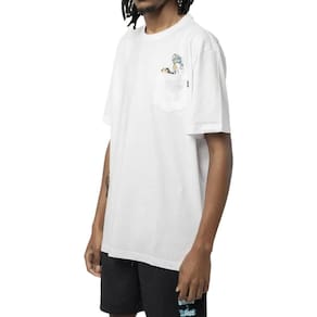 Camiseta Lost Smurfs Hunting SM24 Masculina Branco