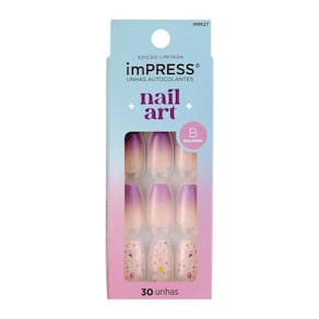 Unhas Autocolantes Kiss Impress Nail Art All I Want Bailarina C/30Un Imm27