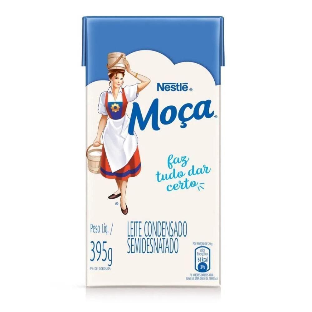 Leite Condensado Semidesnatado Nestlé Moça Caixa 395g