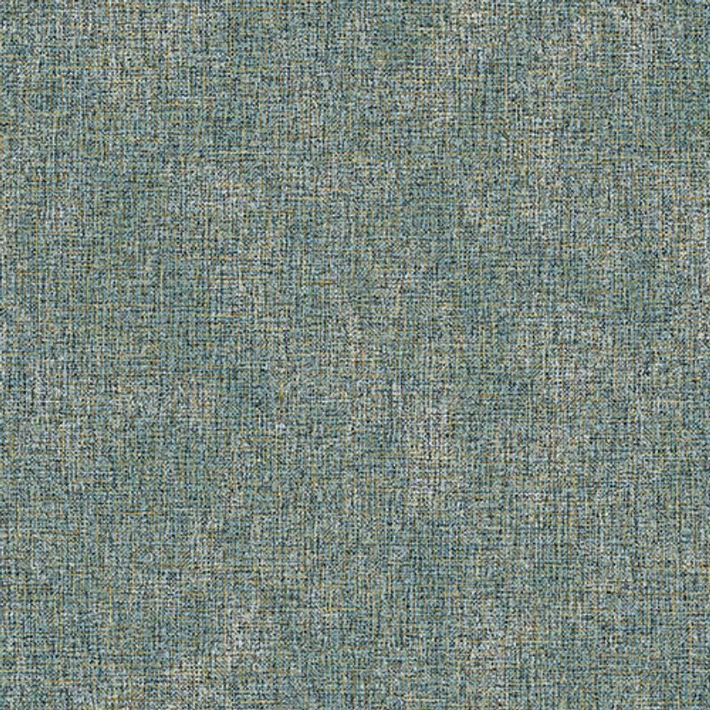 Papel De Parede Linho Azul Com Listras Douradas Rolo Com 10 X0,53mts.