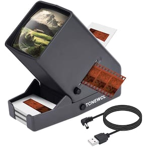 Bateria de iluminação LED Slide Viewer, alimentada por USB