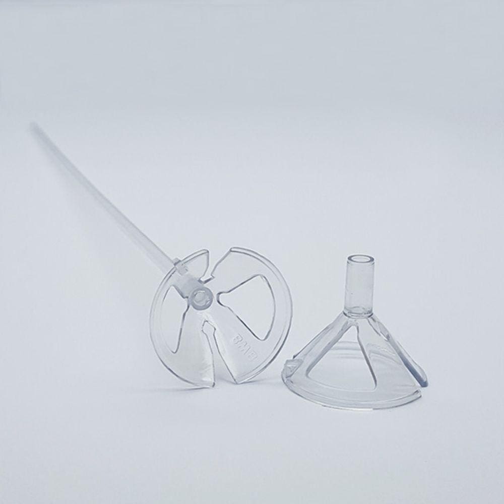 Suporte BWB  Para Balão Bexiga Haste 28cm Transparente 10 Un.