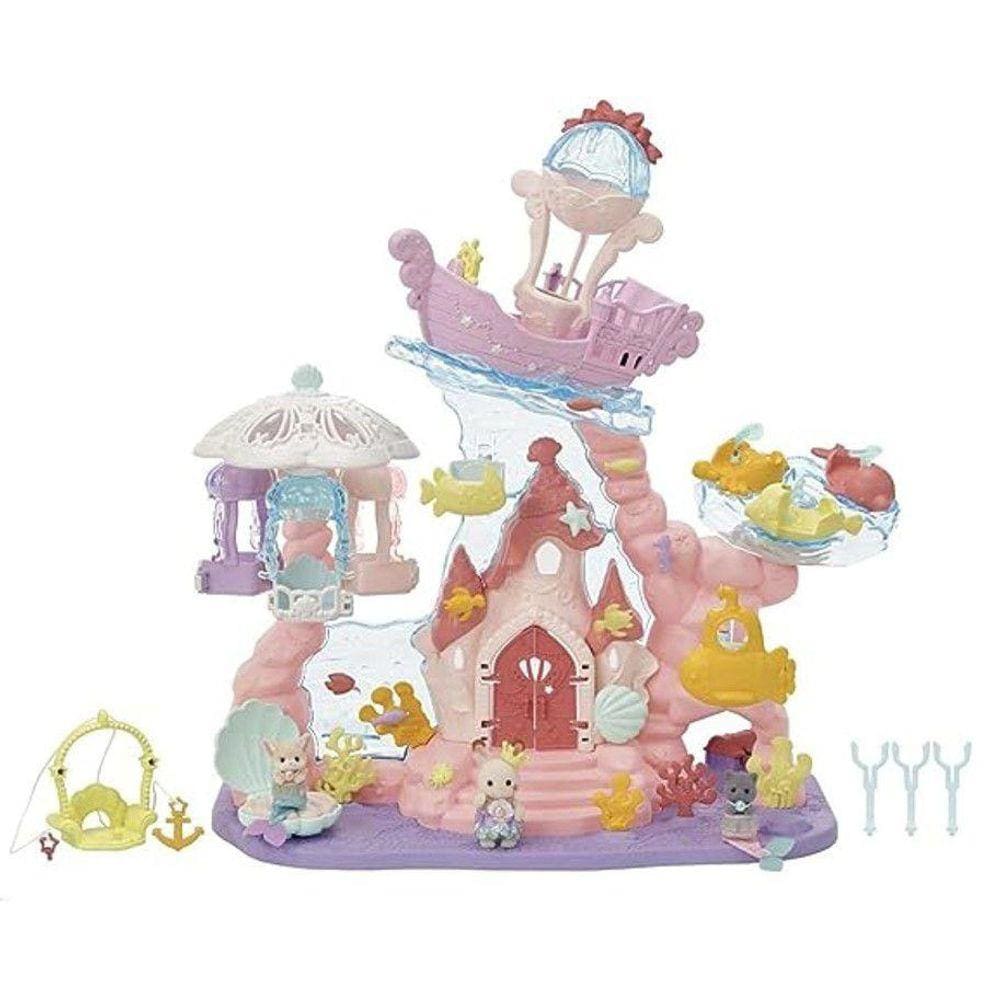 Conjunto - Castelo da Bebe Sereia - Sylvanian Families EPOCH MAGIA
