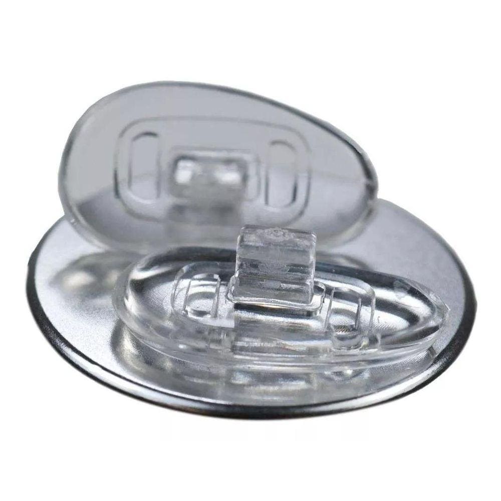 Plaqueta Silicone Extra Macia Encaixe 15mm Transparente
