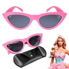 Óculos Infantil barbie rosa +case