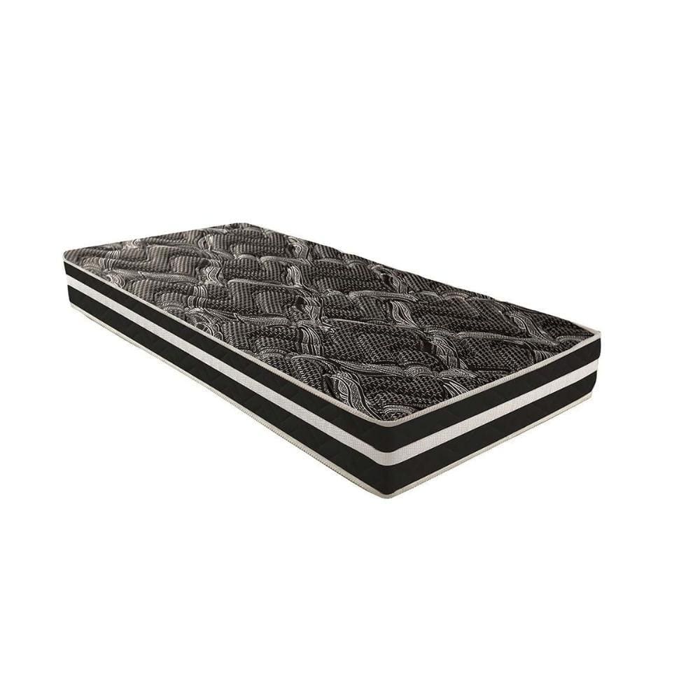 Colchão Solteiro Espuma D28 Master AG80 Black Double Face 17 (88x188x17) - Paropas