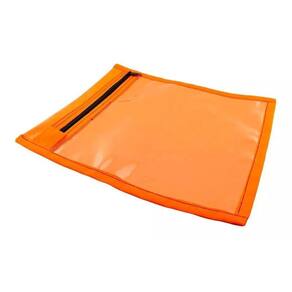Kit 10 Porta Ordem Óticas Laranja C210 C/Zíper