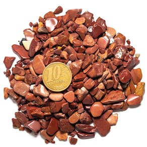 100Gr Jaspe Africano Pedra Rolado Pequeno Pct Pedra Natural