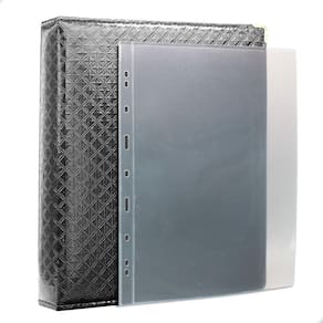 Álbum Fichário 10 Folhas Cédulas 1 Espaço 32x24 Cobra Fosco G