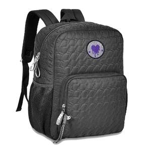 Mochila de Costas Escolar Clio Girls Preta com Chaveiro