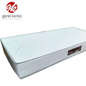 Colchão Hospitalar Impermeável Solteiro D28 10X78x188cm Azul ou Branco - Genki Kenko