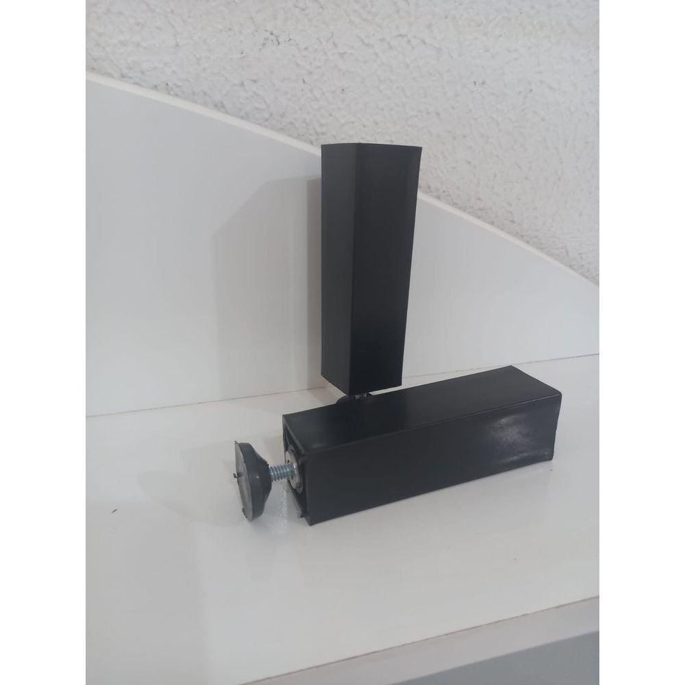Pé de Armario com Regulador de 12 a 15cm de Cozinha Kit com 12 Unidades