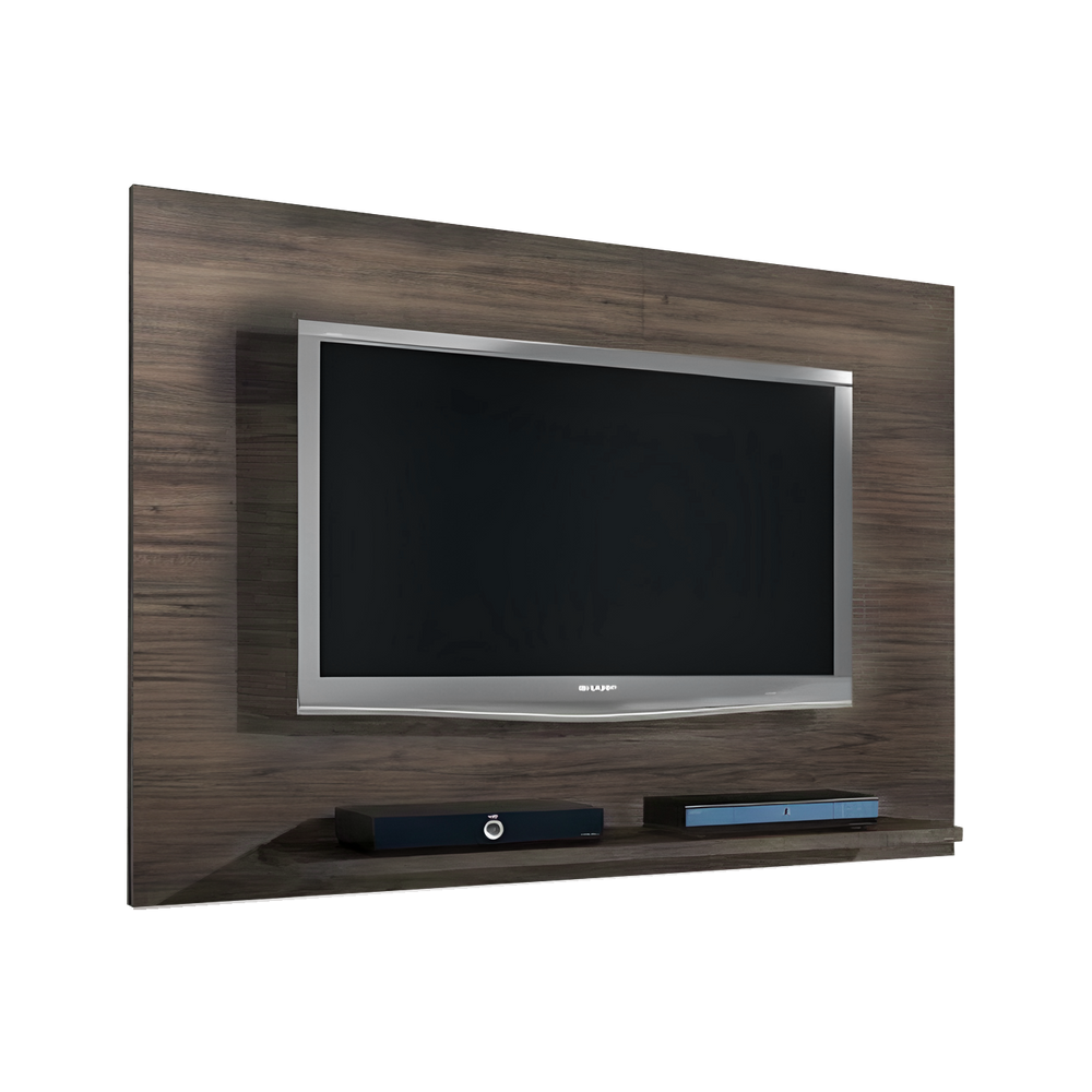 Painel de Parede Simples para TV - Rústico