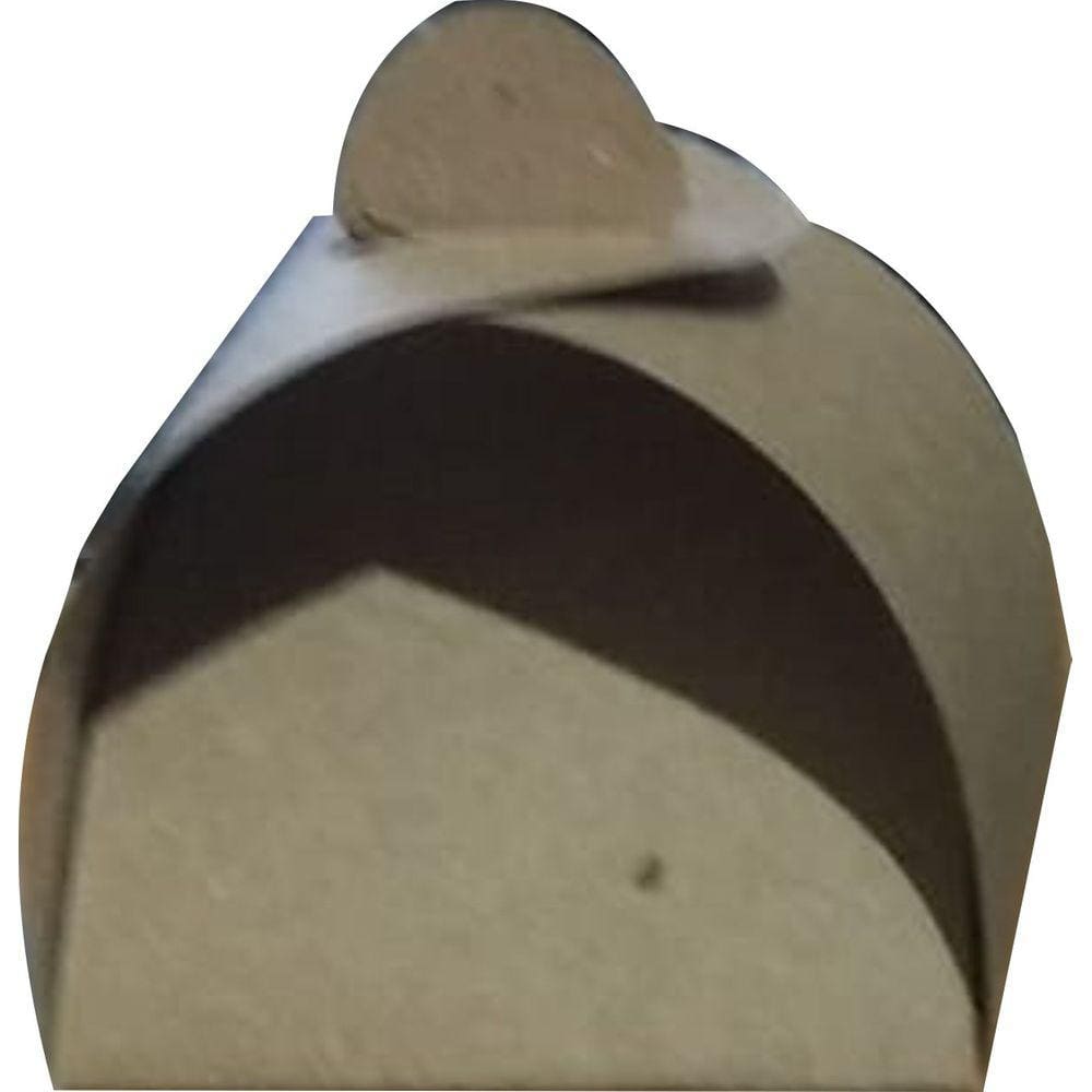 Caixa Bem Casado Kraft 5x5x5 cm 50 unidades Lisa