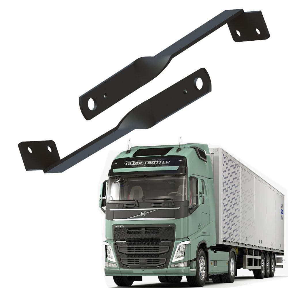 2 Suporte Traseiro para Antena Px Carona Motorista Novo Volvo Fh