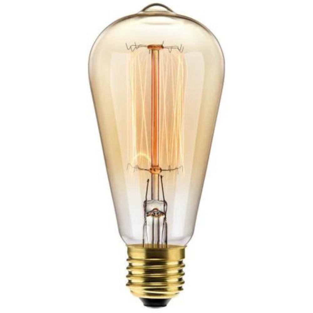 Lâmpada Filamento Carbono St64 40W 220V 2000K Yo