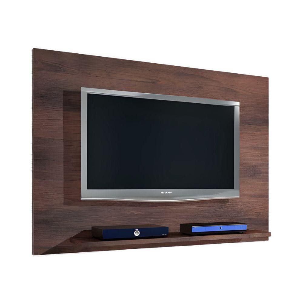 Painel de Parede Simples para TV - Café