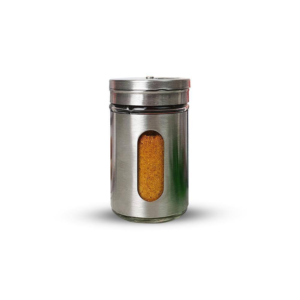 Porta Condimento Vidro Inox 3 Funções