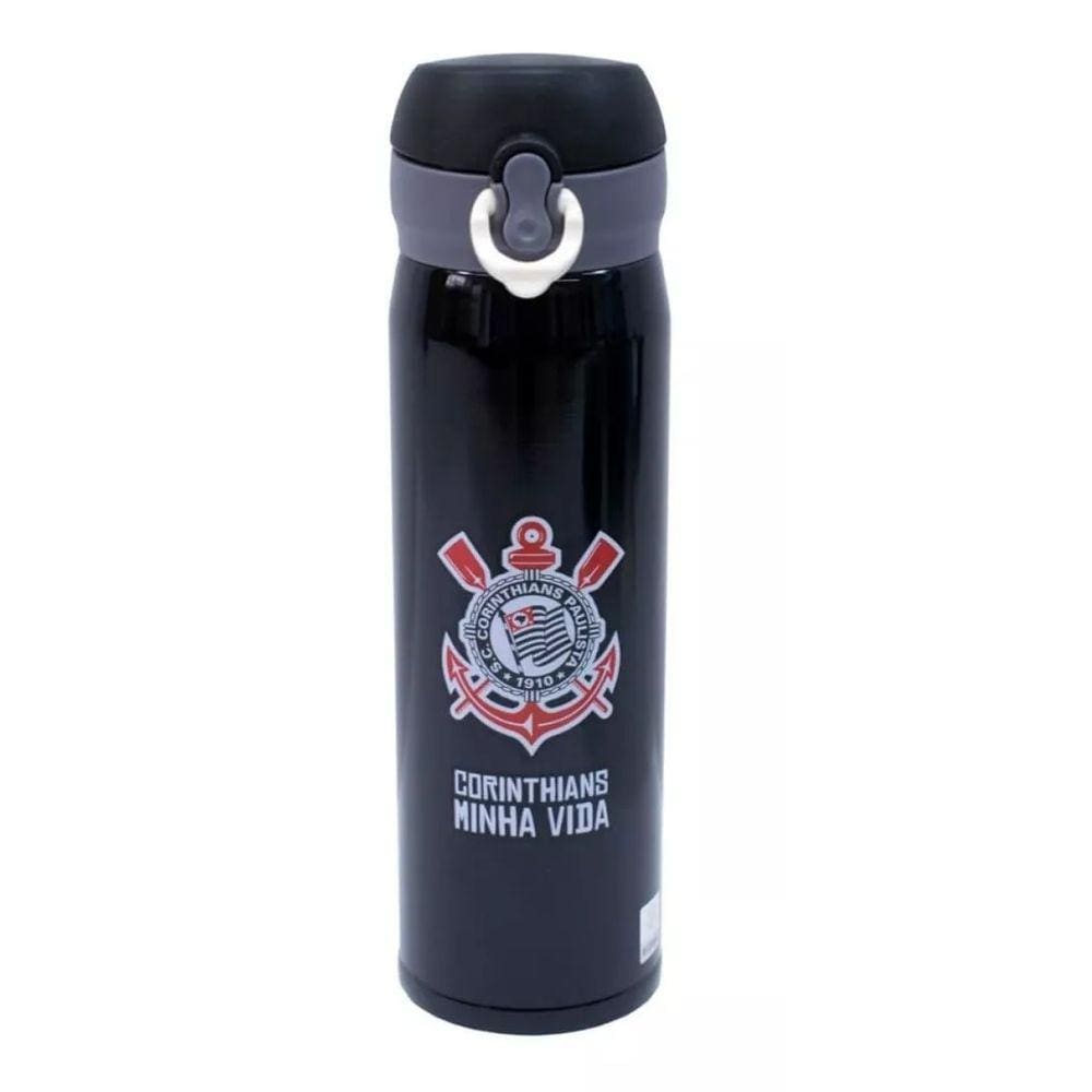Garrafa Corinthians Térmica 420 ML - QH043A-1