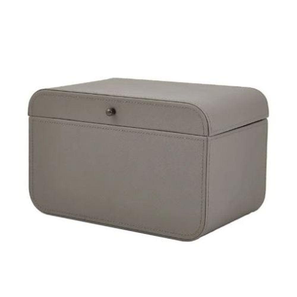 Caixa em MDF e revestimento em PU Cinza 18x28cm MART