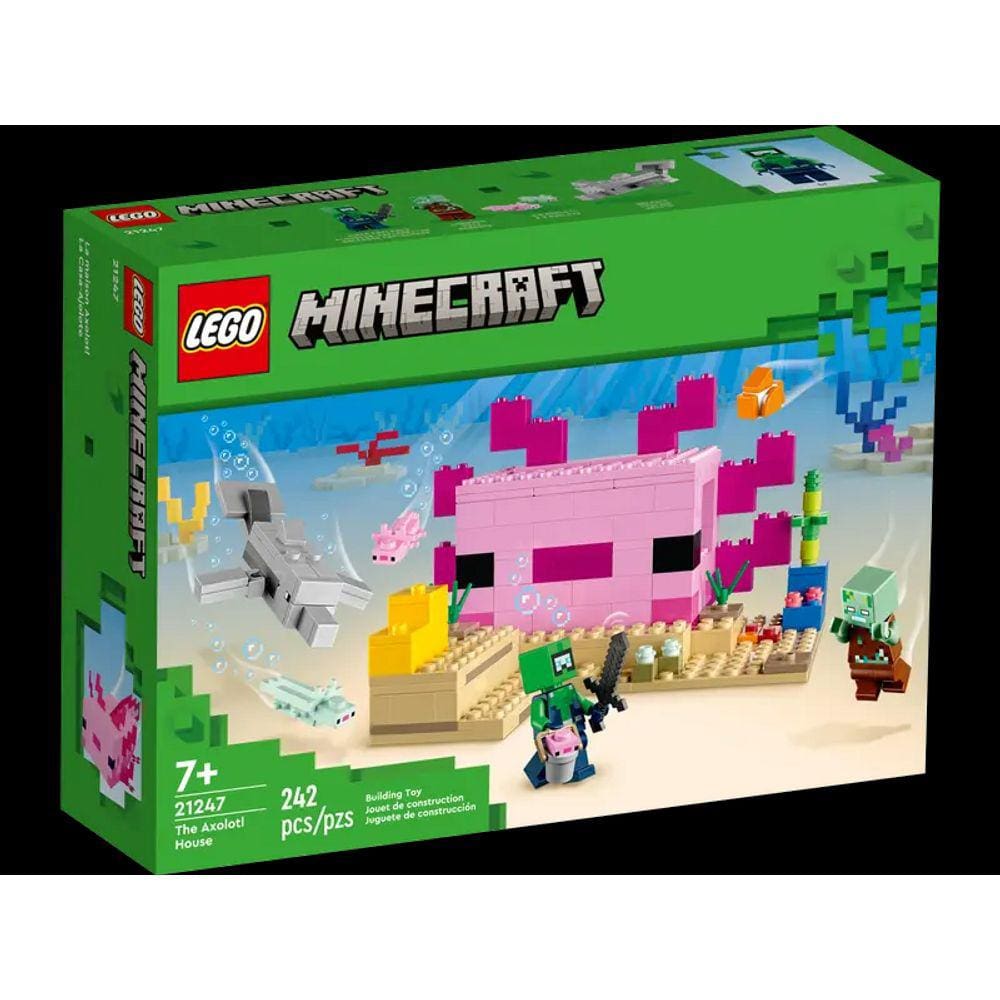 Brinquedo lego Minecraft A Caverna Da Montanha 21137 no Shoptime