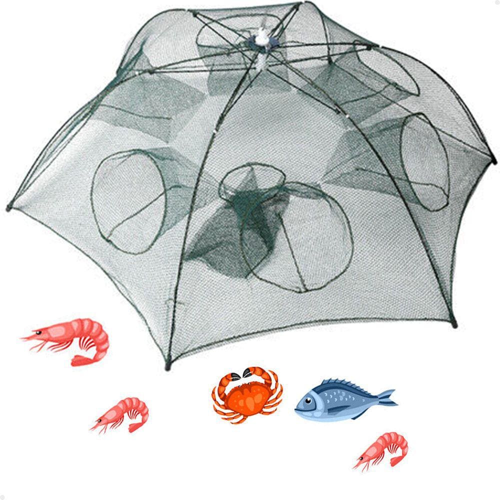 Covo Armadilha Lorben para Camarão Lambari 6 Bocas Guarda Chuva