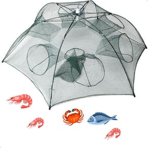 Covo Armadilha Lorben para Camarão Lambari 6 Bocas Guarda Chuva