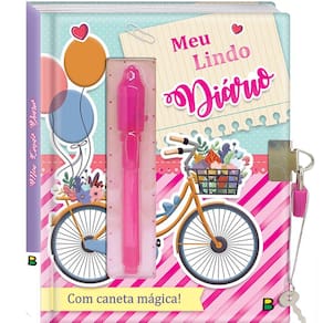 Diário Meus Segredos: Meu Lindo Diário c/ Caneta Mágica Capa Dura TodoLivro