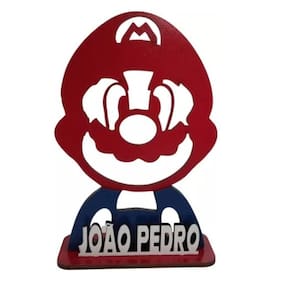 12 Centros de Mesa Mario Personalizado Festa Aniversário