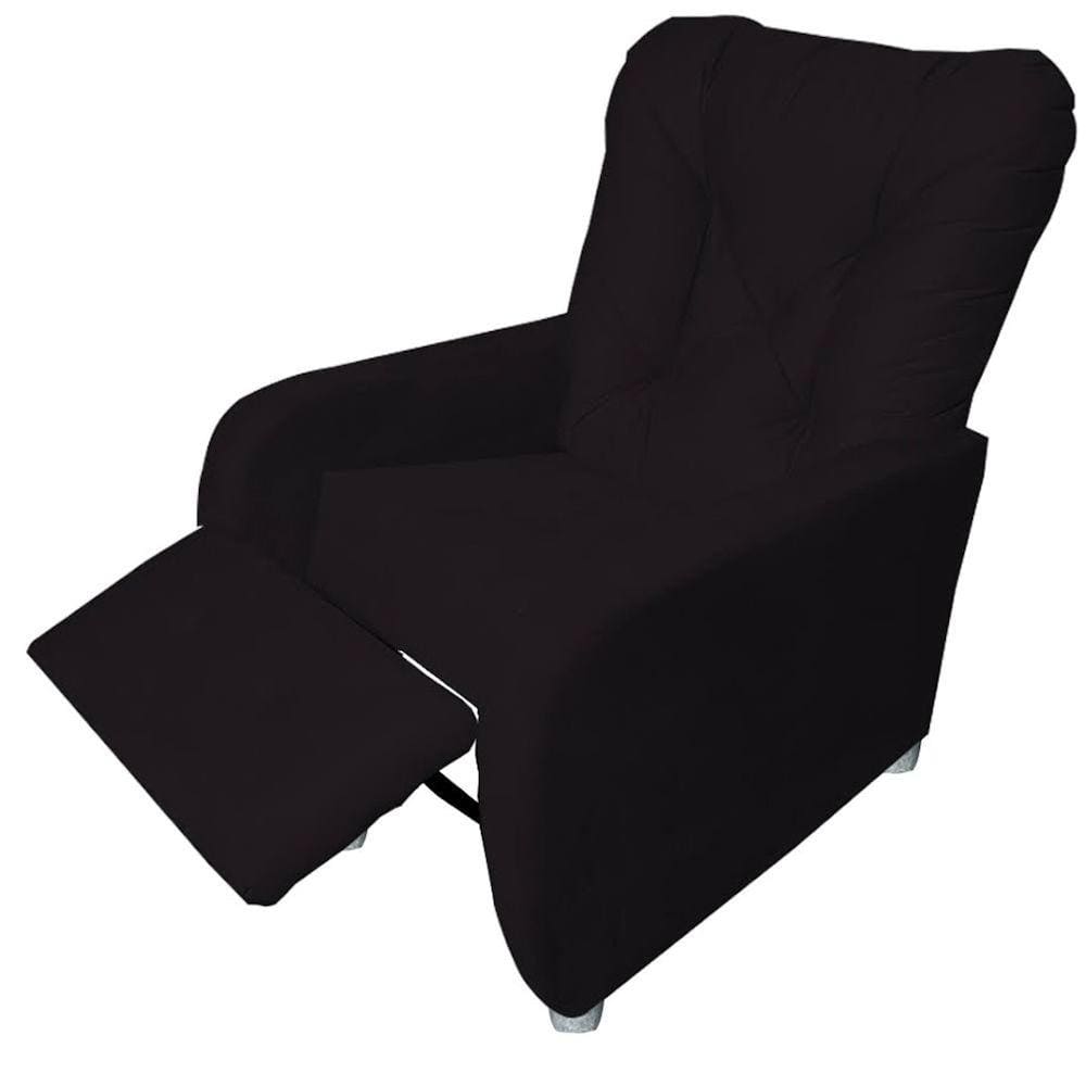 Poltrona De Amamentação Reclinavel Quarto Sala Paris Preto