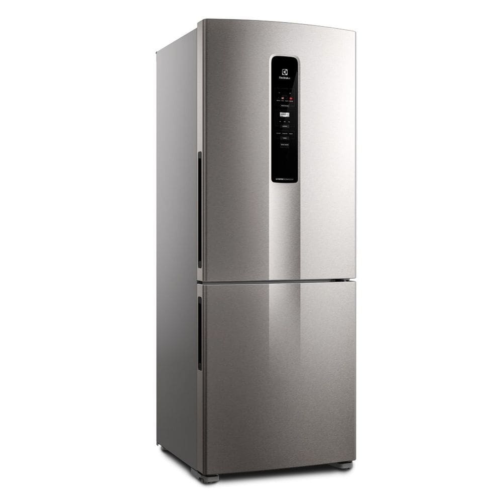 Geladeira Electrolux Frost Free 490L Efficient com AutoSense Inverse Inox Look (IB7S)