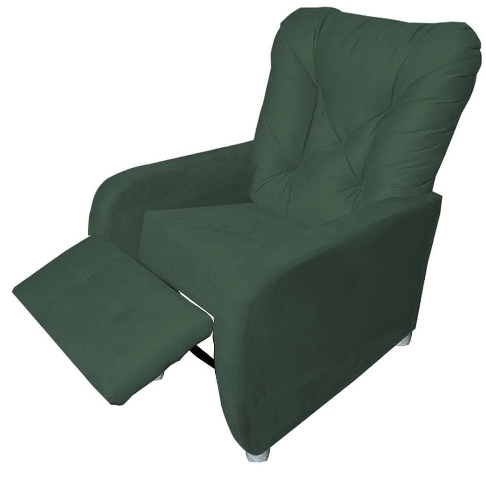 Poltrona De Amamentação Reclinavel Quarto Sala Paris Verde