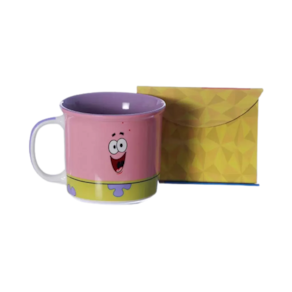 Caneca de Cerâmica Patrick Estrela: Bob Esponja