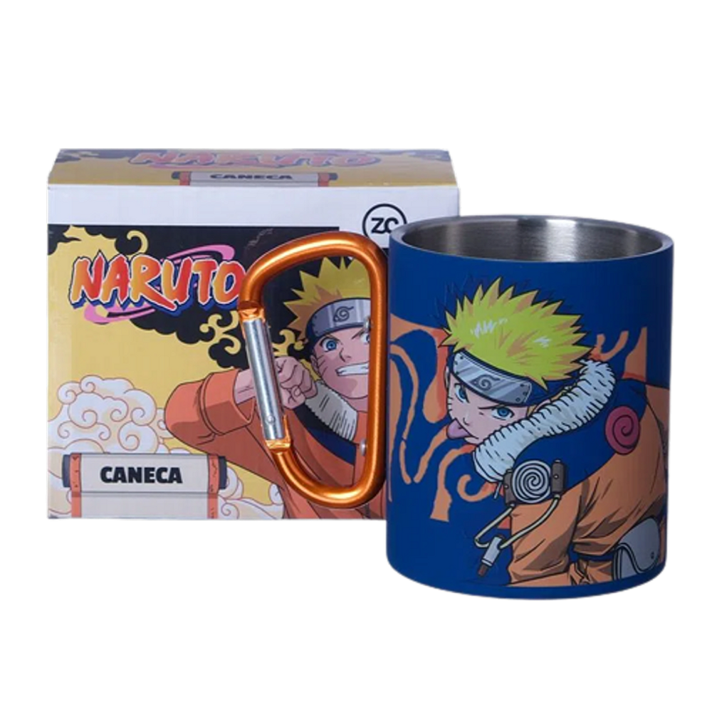 Caneca Mosquetão: Naruto