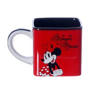 Caneca Cubo de Cerâmica Minnie Mouse: Disney