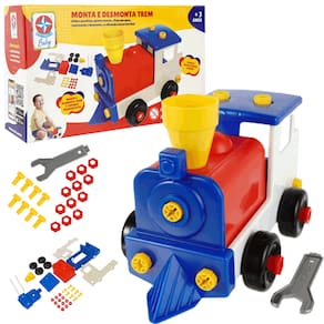 Brinquedo Infantil Monta e Desmonta Trenzinho Baby Estrela