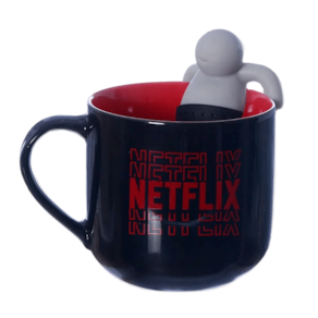 Caneca em Cerâmica Com Infusor Netflix: FS
