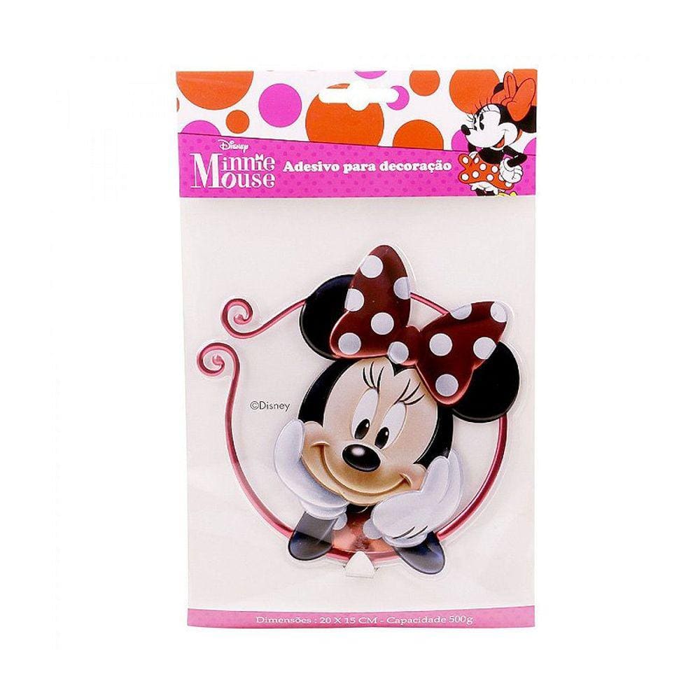 Adesivo Gancho De Parede Minnie: Disney