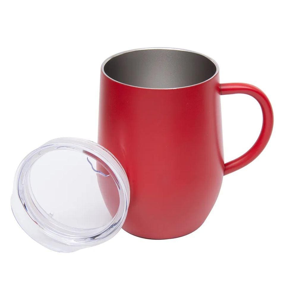 Caneca Termica Inox Red C/Tampa - 7133
