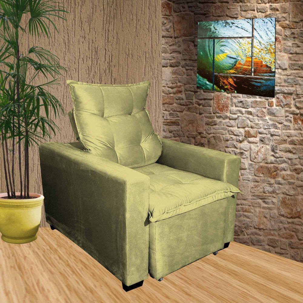 Poltrona Amamentação E Decoração Ariel Exclusiva Amarelo