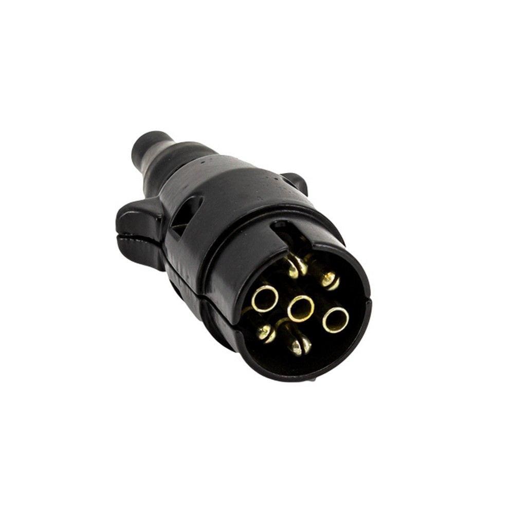 Tomada Carreta Alumínio 7 Polos Macho 12V - Engatcar - 910
