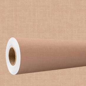 Papel de parede 3D Auto Adesivo efeito tecido linho bege Estampado Decorativo Vinil Quarto 6m