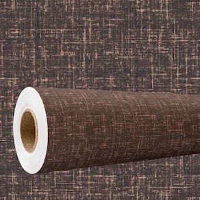 Papel de parede 3D Lavavel efeito tecido linho marrom imita Algodao Decorativo Quarto 18m