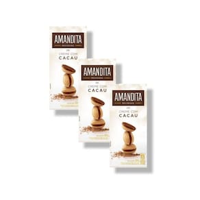 Wafer Recheio Chocolate Amandita 200g - 3 Caixas