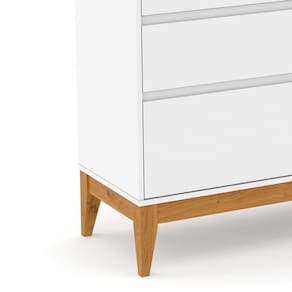 Cômoda Infantil Nature Clean com Porta e 3 Gavetas - Matic Móveis