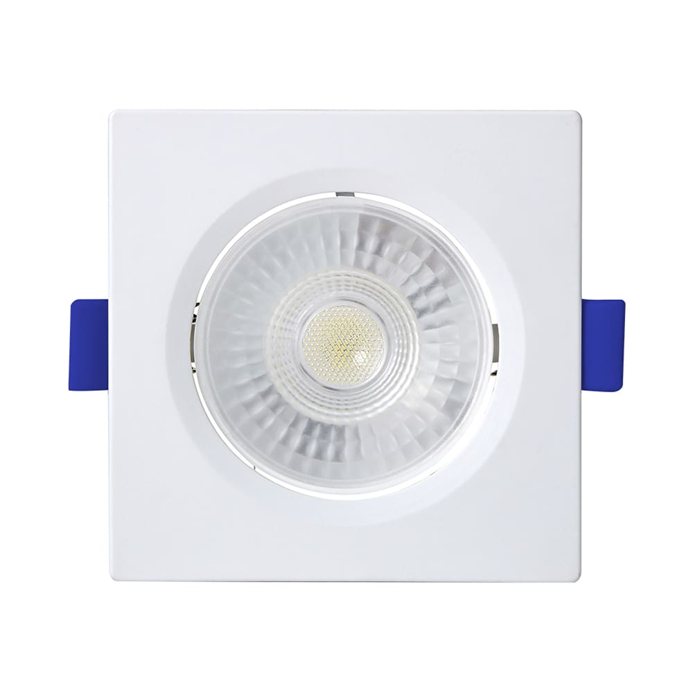 Spot de Led Embutir Slim MR16 Quadrado 6W Bivolt Blumenau 3000K Luz Quente