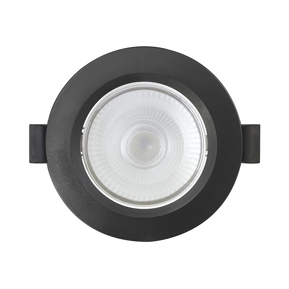 Spot de Led Embutir Slim PAR20 Redondo 8W Preto Bivolt Blumenau 3000K Luz Quente